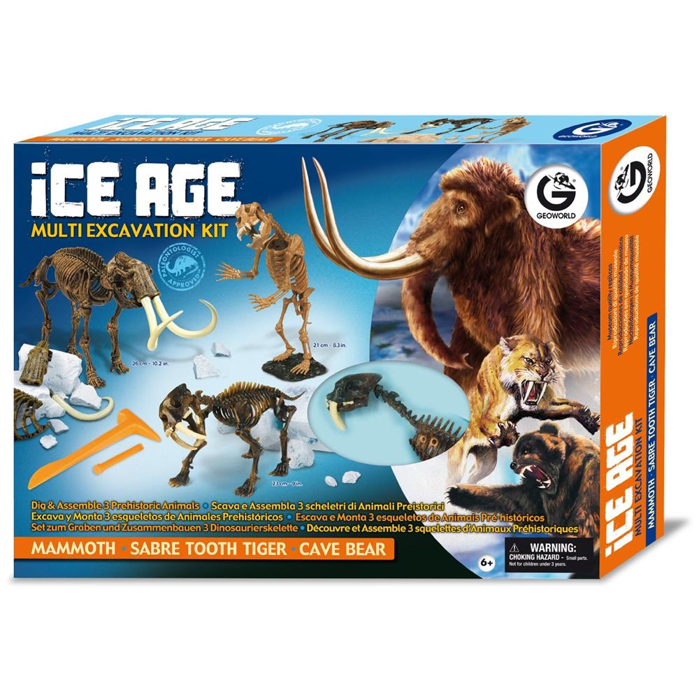 GEOWORLD - Ice Age Multi Excavation Kit - ePRICE
