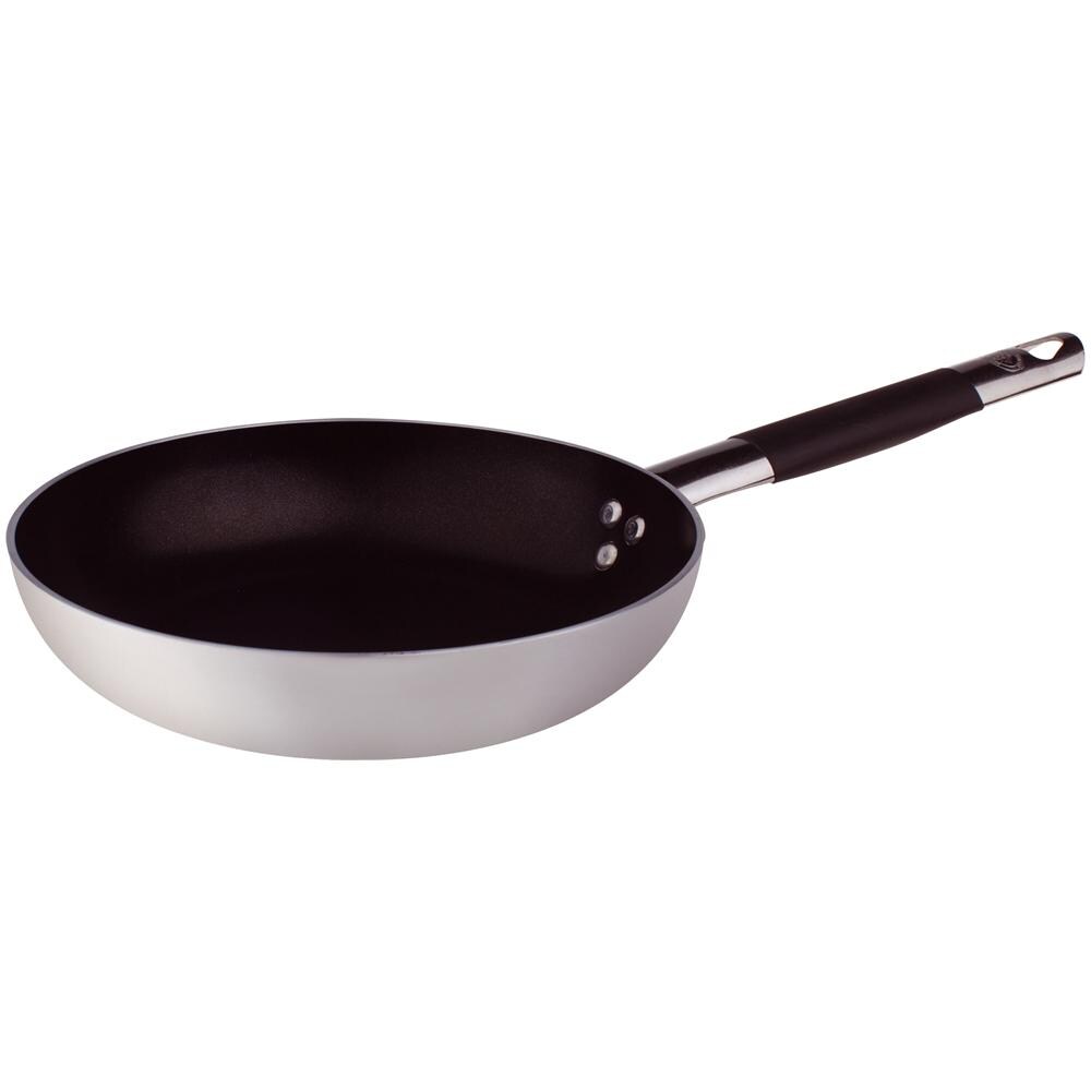 Padella Antiaderente Svasata Bassa Spessore 3 Millimetri Per Saltare Con Manico Tubolare Inox Cool - Diametro Cm 32 - Altezza Cm 5-capacità Lt 3,5 - Foto 1