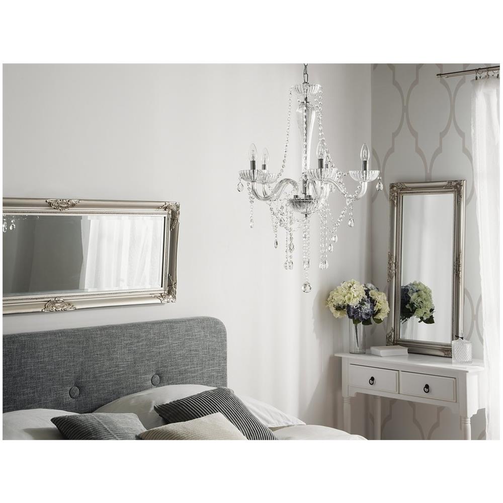 Lampadario In Cristallo, Color Argento - Locone - Foto 2