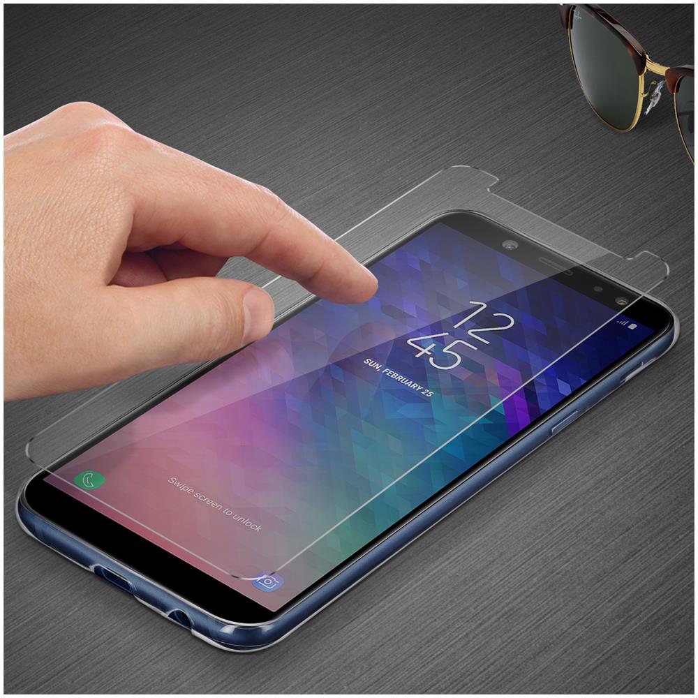 Avizar - Cover Posteriore + Pellicola Vetro Temperato Trasparente Galaxy A6  Plus - ePRICE