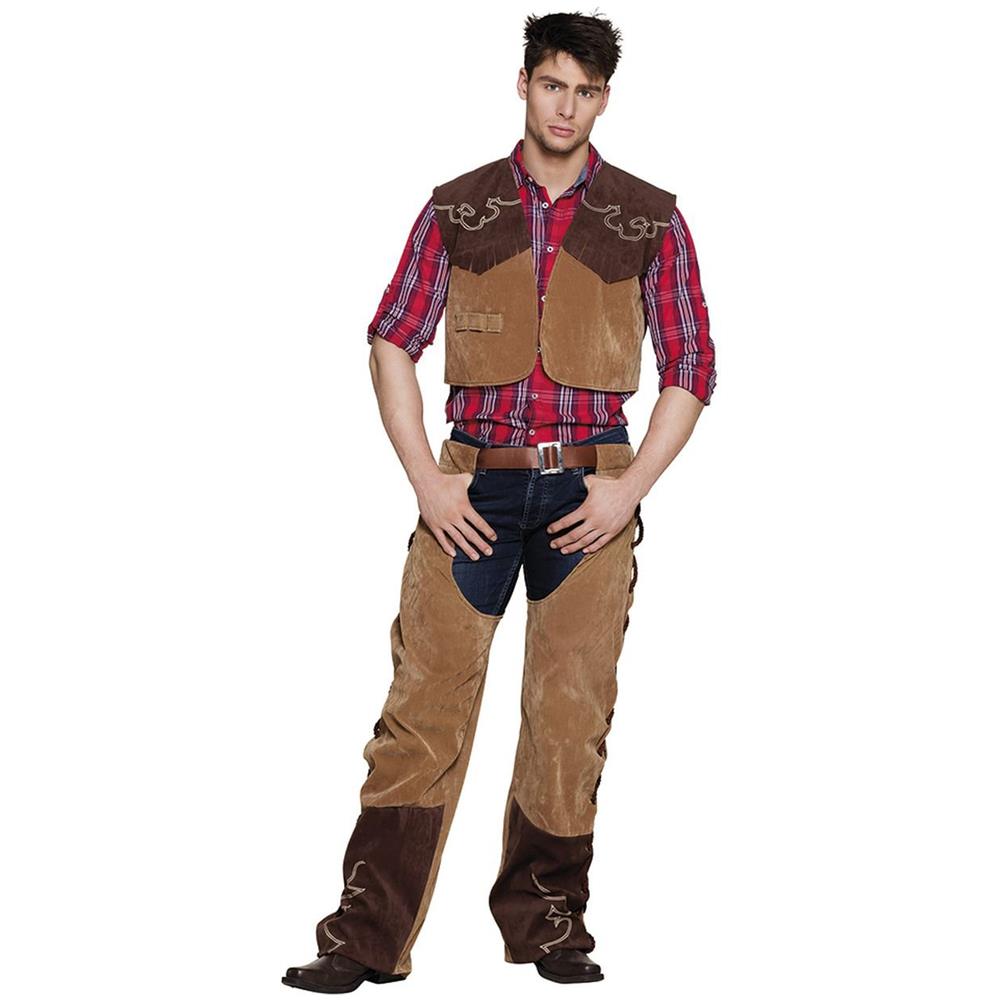 St. Volwassenenkostuum Cowboy Bruce (54/56) - Foto 1