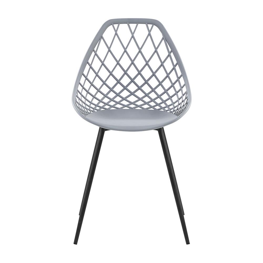 Set Di 2 Sedie Da Pranzo Grigie Canton - Foto 2