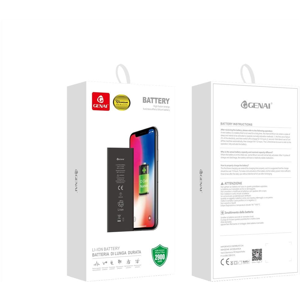 Batteria Compatibile Iphone 8 Plus Li-ion 2691 Mah - Foto 1