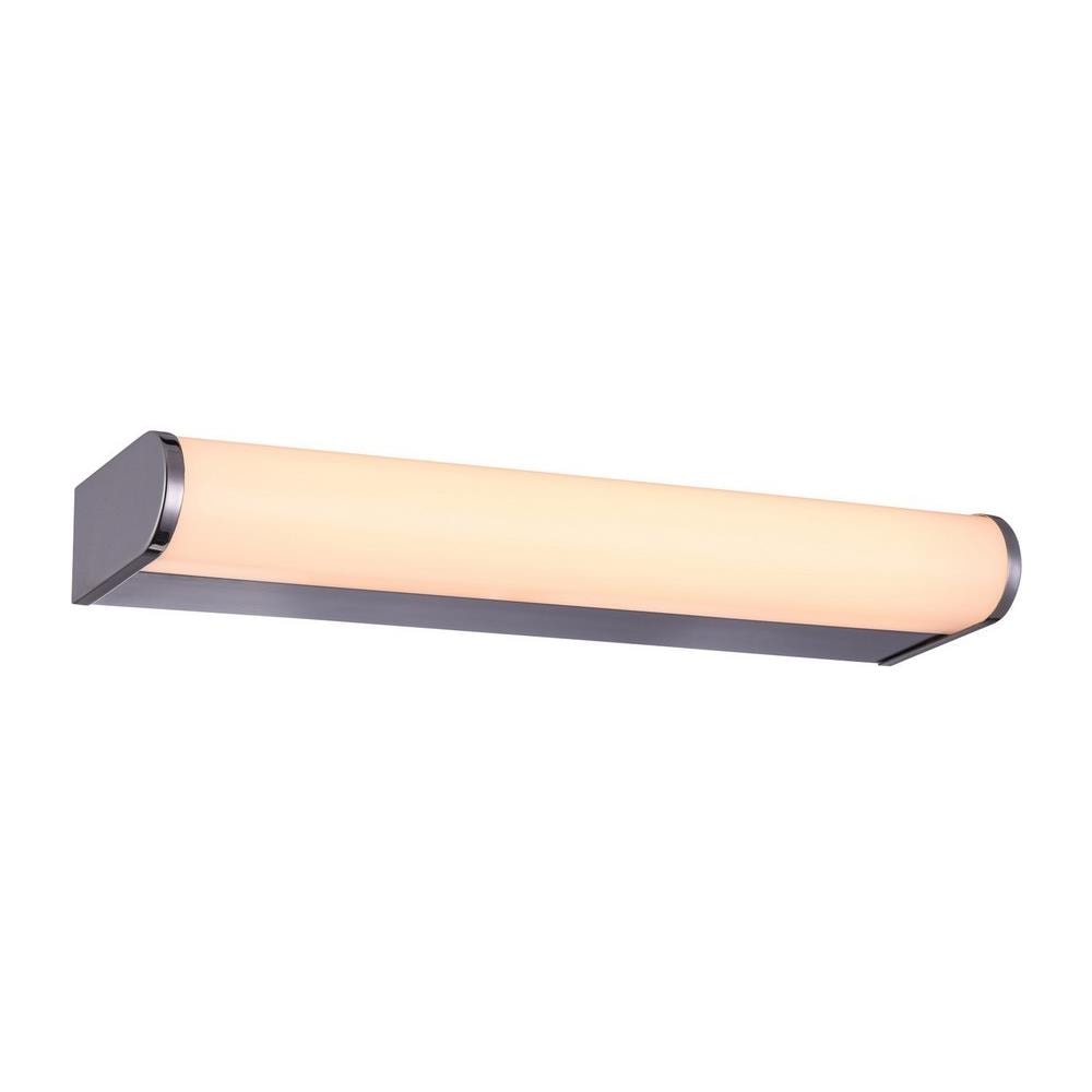 Applique Moderna A Led Cromata, Bianco Caldo 3000k 600lm - Foto 1