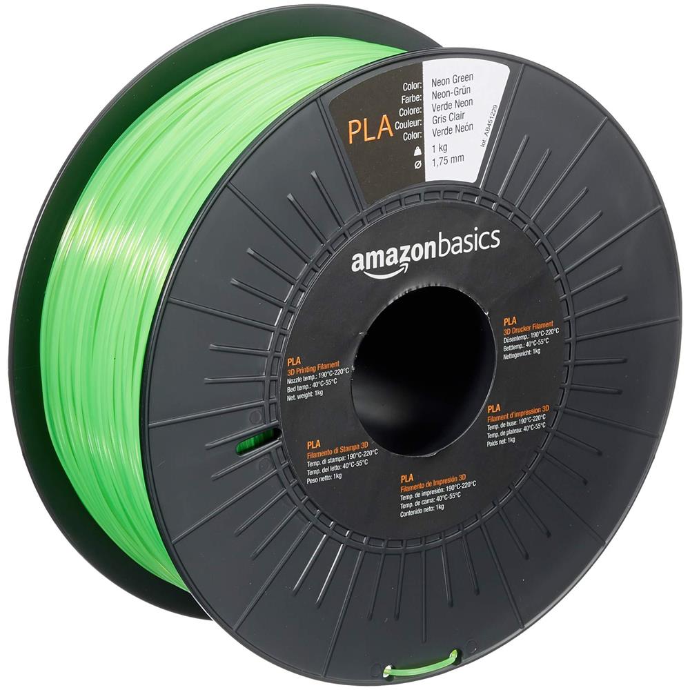 Pla Stampante 3d Filamento 175 Millimetri Neon Verde 1 Kg Di Spool - Foto 1