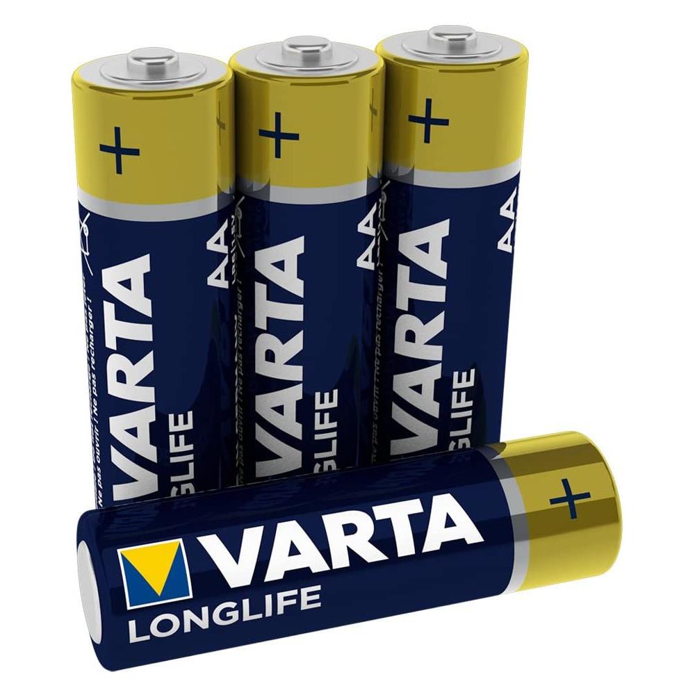 Blister 4 Batterie 1.5v Longlife Alcalina Stilo Aa - Foto 2