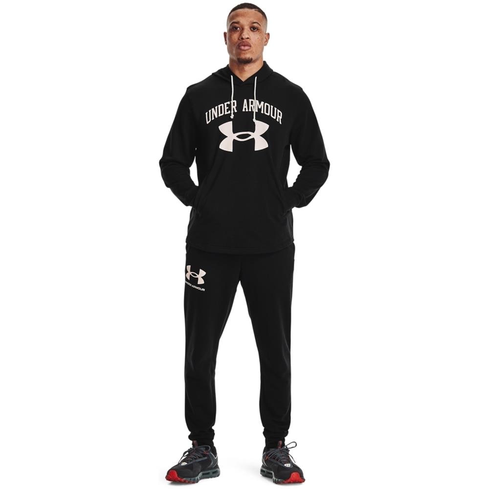 Rival Terry Big Logo Hoodie, Uomo, Nero, Felpe, Numero: L Eu - Foto 9