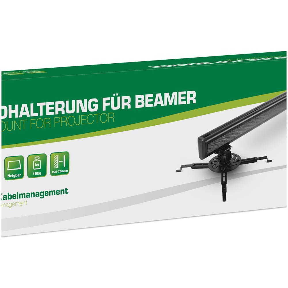 23139A Parete Nero supporto per proiettore - Foto 3