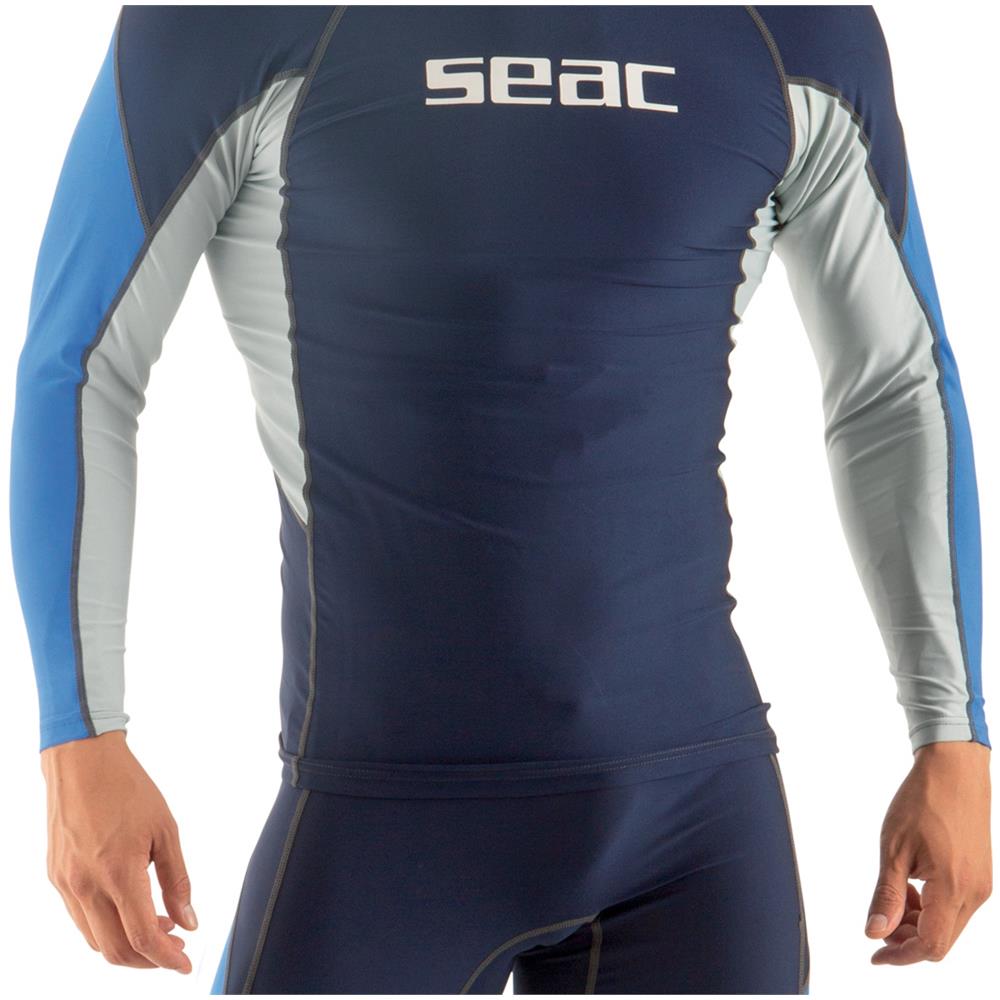 Seac Rashguard Raa Long Evo Man Xs Blu / grigio - Foto 2