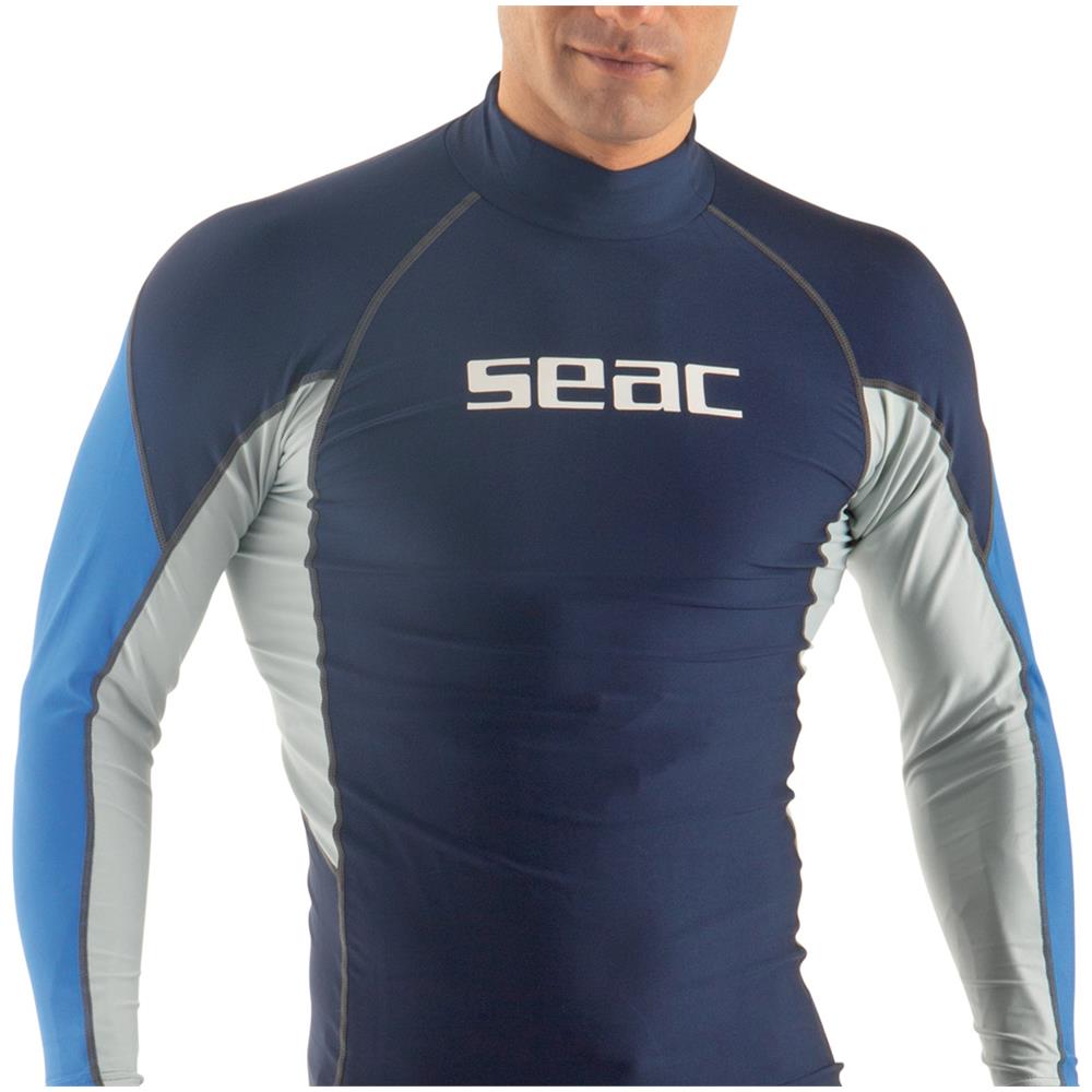 Seac Rashguard Raa Long Evo Man Xs Blu / grigio - Foto 3