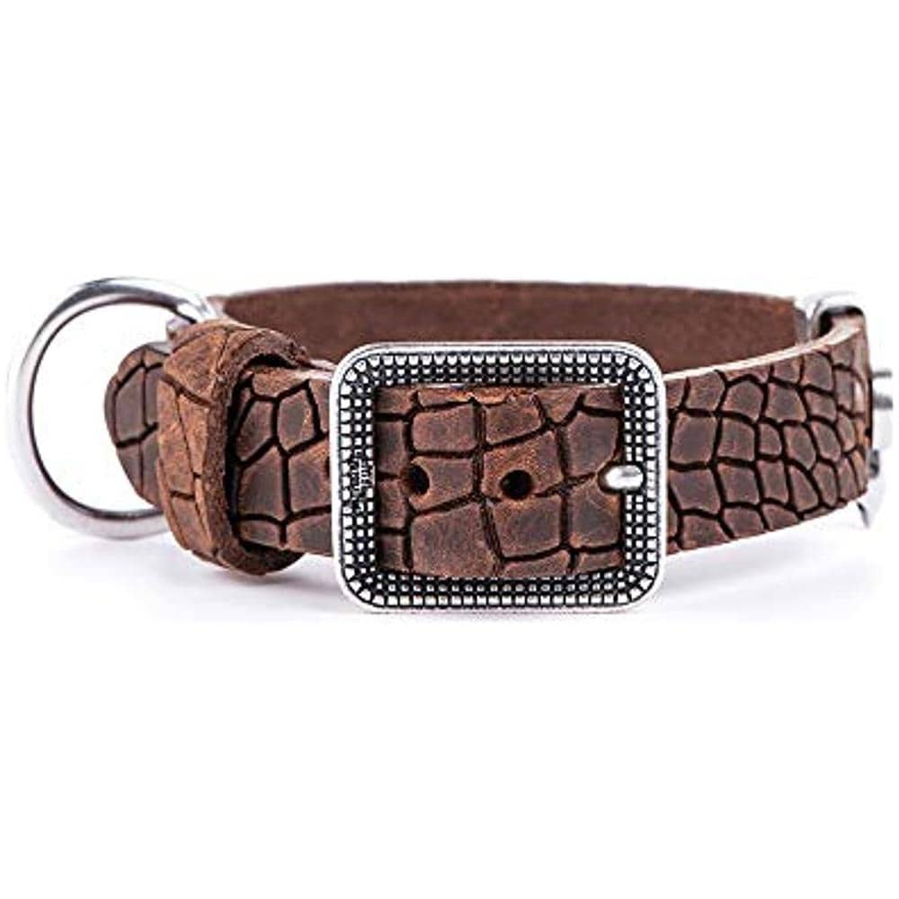 Collare Regolabile In Vera Pelle Made In Italy Collezione Tucson (32)  - Foto 1