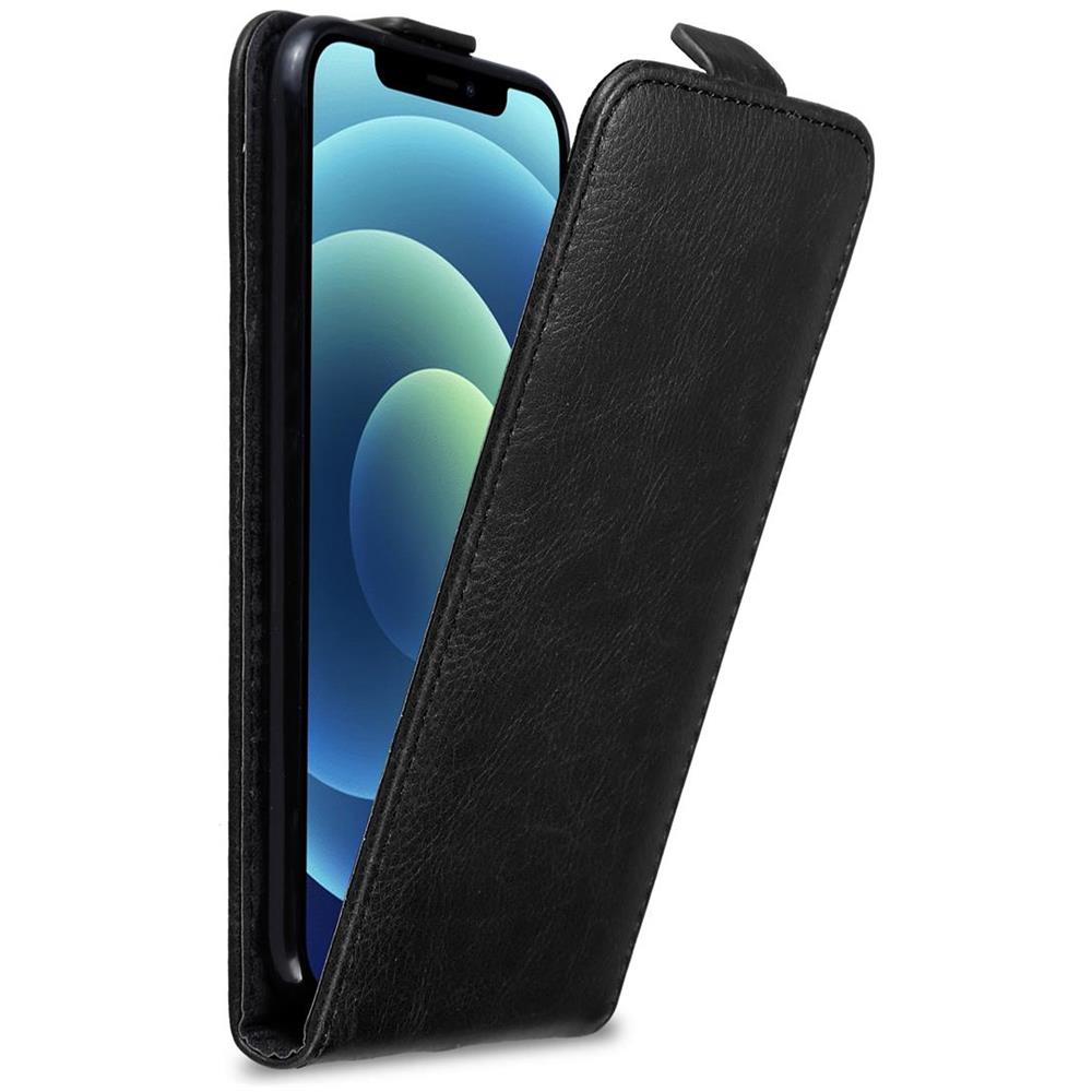 Cadorabo Custodia Compatibile Con Apple Iphone 12 / Iphone 12 Pro In Nero Di Notte - Coperchio Protettivo In Design Flip Con Chiusura Magnetica - Foto 1
