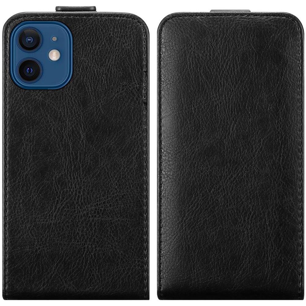Cadorabo Custodia Compatibile Con Apple Iphone 12 / Iphone 12 Pro In Nero Di Notte - Coperchio Protettivo In Design Flip Con Chiusura Magnetica - Foto 8