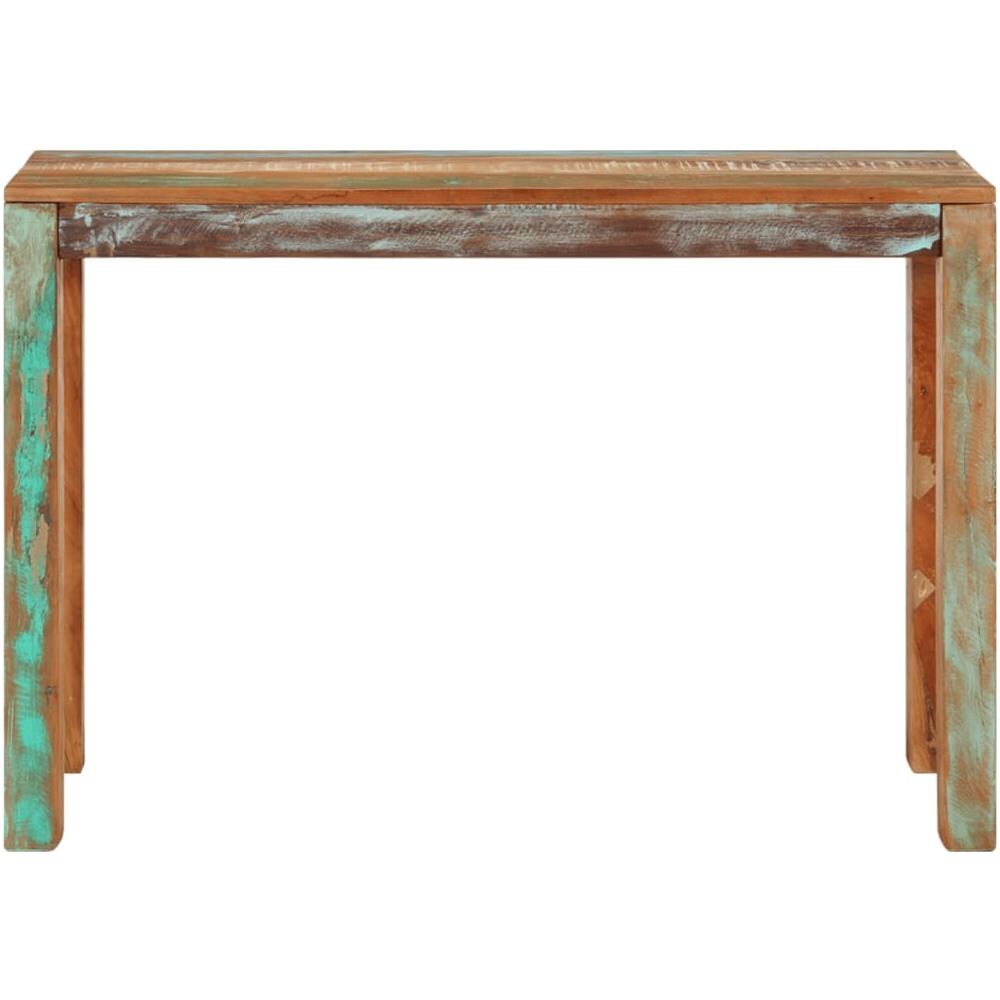Tavolo Consolle 110x35x76 Cm In Legno Massello Di Recupero - Foto 2