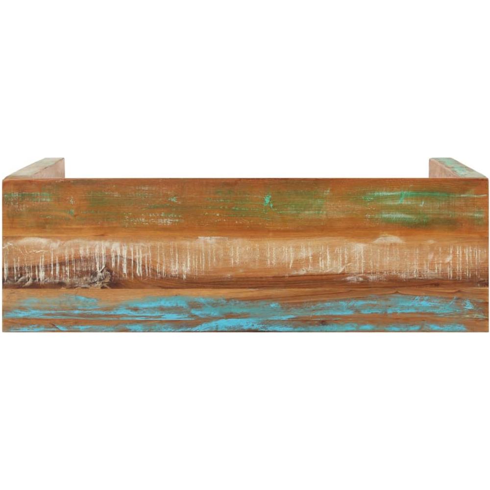 Tavolo Consolle 110x35x76 Cm In Legno Massello Di Recupero - Foto 3
