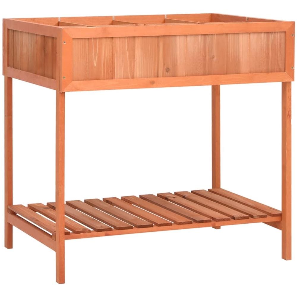 Fioriera Per Erbe Aromatiche 80x60x80cm Legno Massello Di Abete - Foto 1