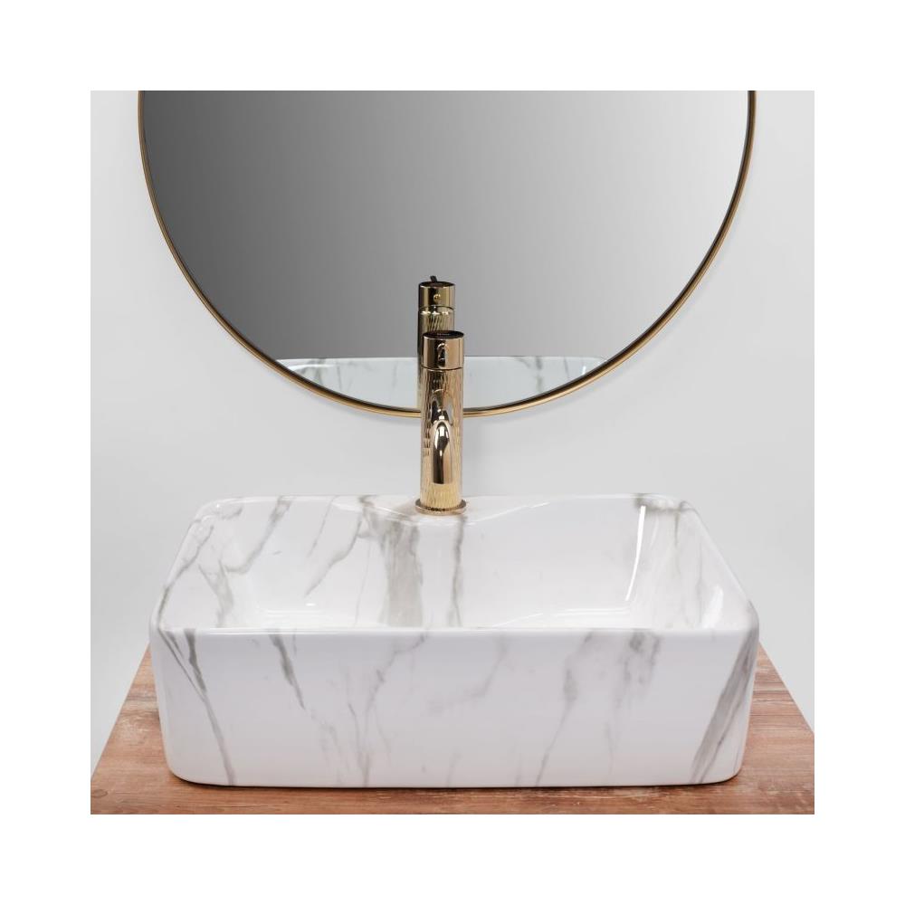Lavabo Da Appoggio Kelly Marmo - Foto 2