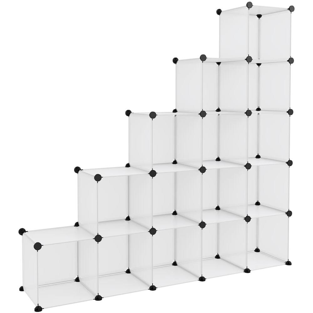 Organizzatore Portaoggetti Con 15 Cubi Trasparenti In Pp - Foto 2