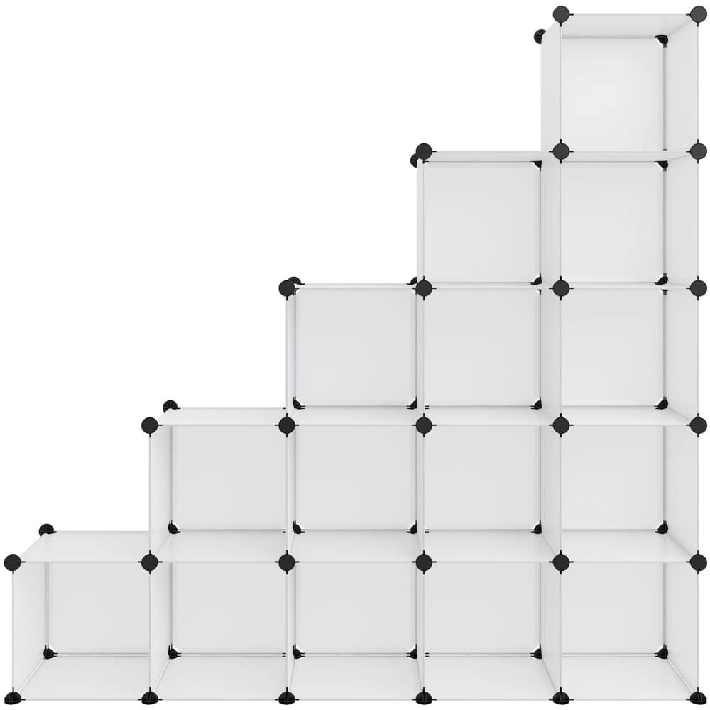 Organizzatore Portaoggetti Con 15 Cubi Trasparenti In Pp - Foto 4