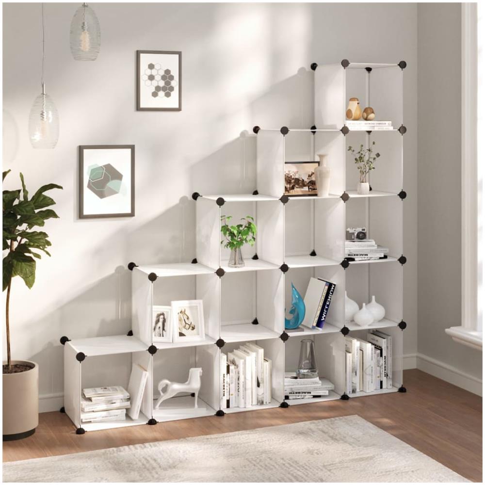 Organizzatore Portaoggetti Con 15 Cubi Trasparenti In Pp - Foto 1