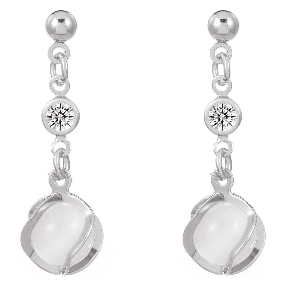 Orecchini Opale 1 Paio Silver - Foto 1