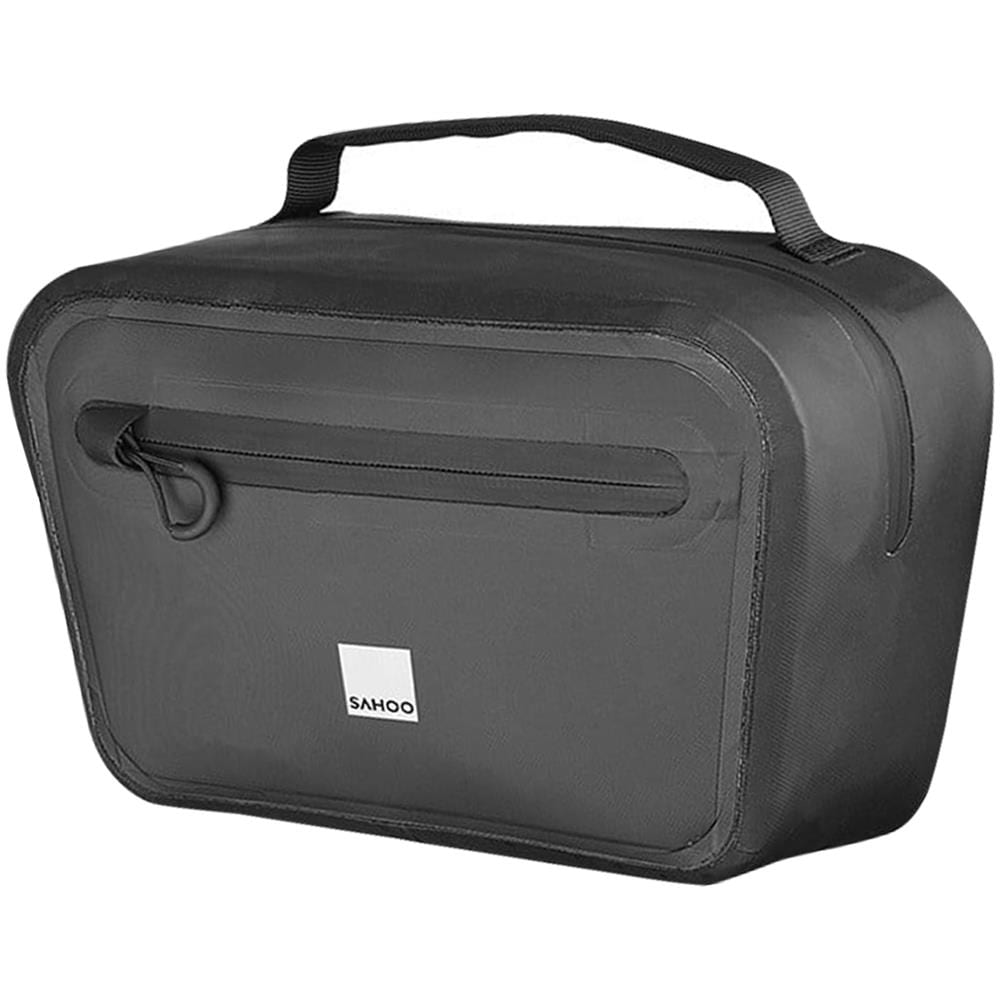 Borsa Bici Multiuso Nera - Impermeabile Con Tasche Multiple E Cinghia Crossbody - Foto 7