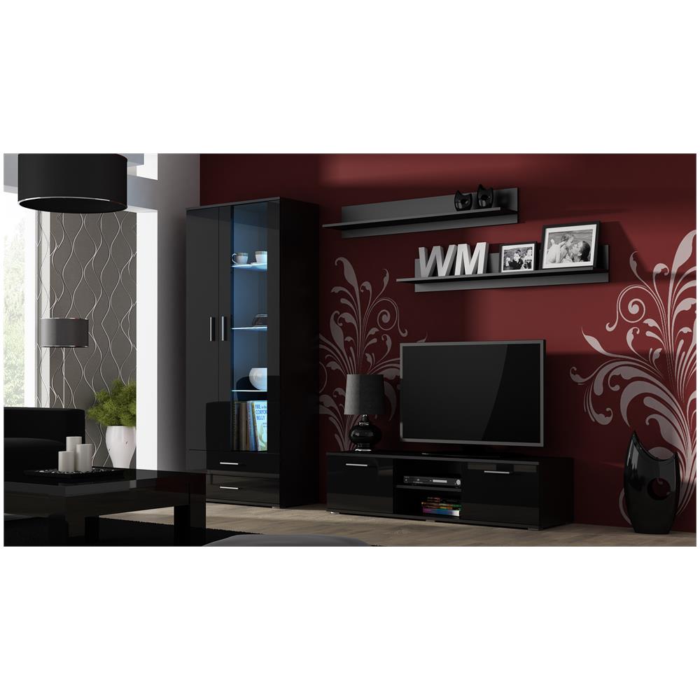 Tavolo Per Televisione Sohortv140cz /cz Nero Argentato 140 X 37 X 43 Cm - Foto 3