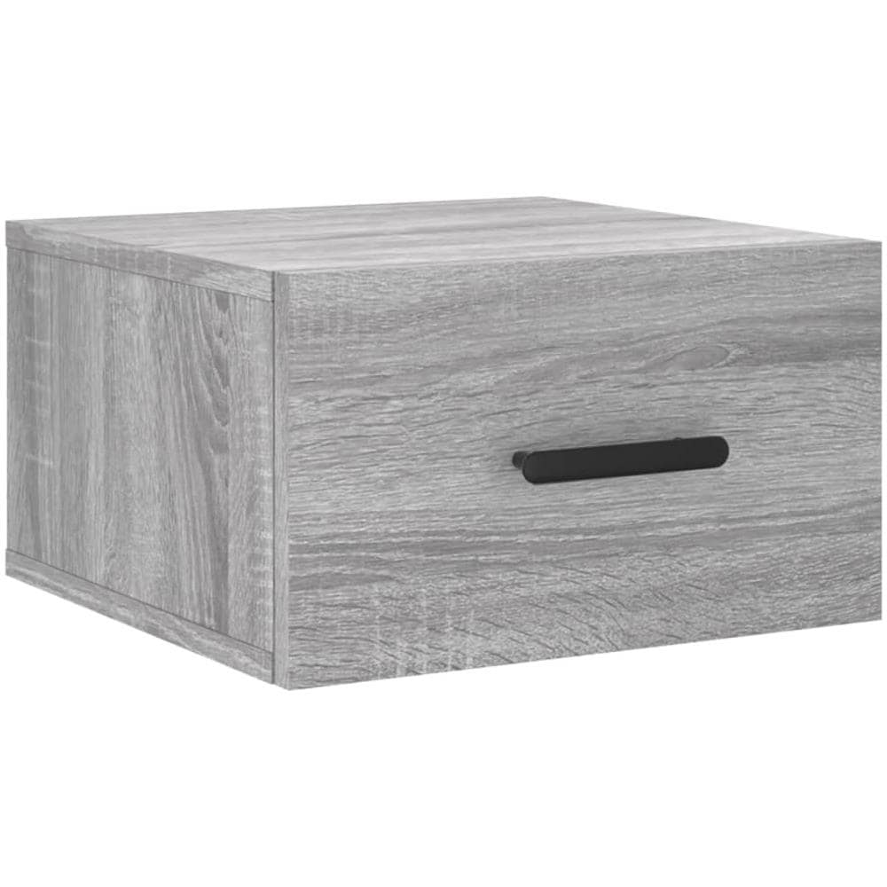 Comodino A Muro Grigio Sonoma 35x35x20 Cm - Foto 2