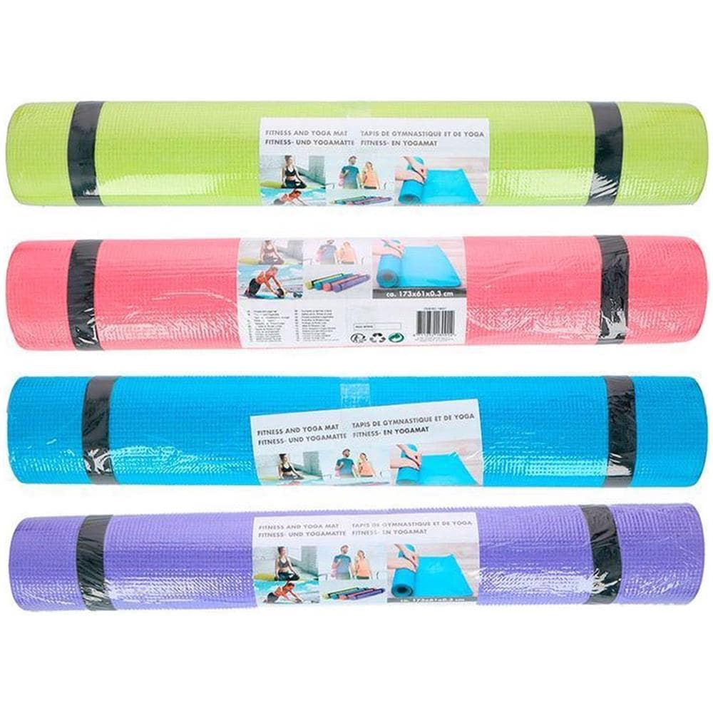 Tappetino Yoga Antiscivolo 173 X 61 Cm Ideale X Palestra Fitness 4 Colori Ass. - Foto 4