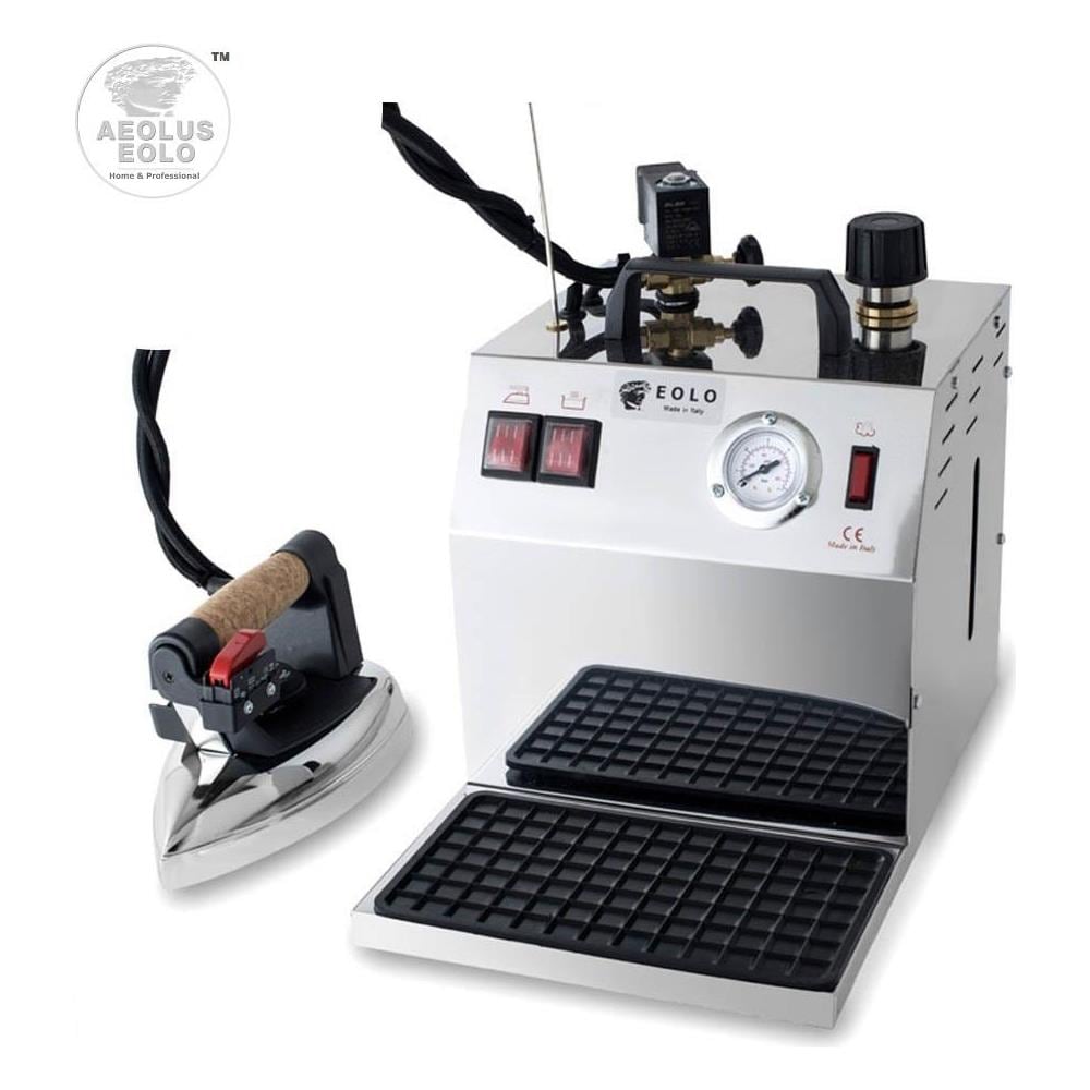 EOLO Ferro a Caldaia GV03 INOX V6 Stiro Professionale con Paravapore Caldaia in Rame a Risparmio Energetico Resistenza Esterna Anticalcare Corazza Acciaio Inox A++ Garanzia 5 Anni Made in Italy - Foto 1