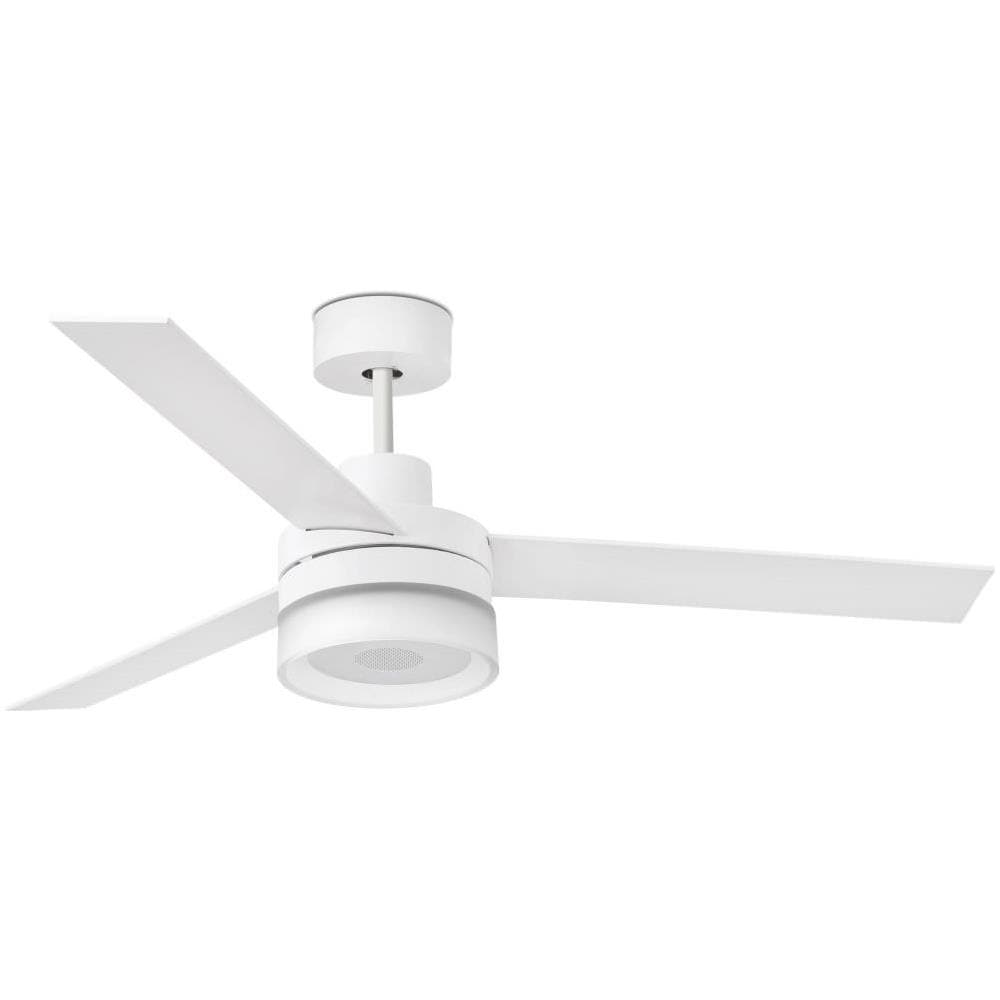 Ventilatore da Soffitto Ice 33460 Con Altoparlante Bluetooth, Luce Led 15W 3000K E Telecomando D132cm Colore Bianco - Foto 1