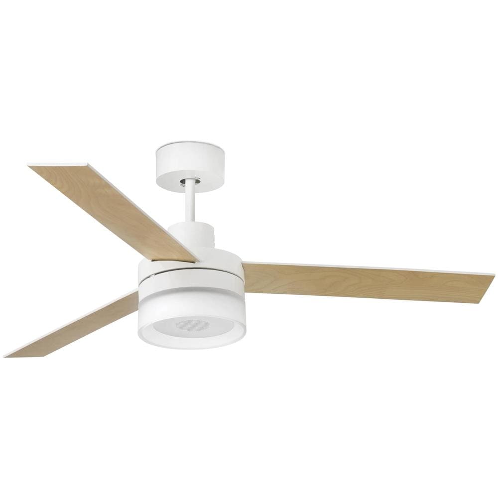 Ventilatore da Soffitto Ice 33460 Con Altoparlante Bluetooth, Luce Led 15W 3000K E Telecomando D132cm Colore Bianco - Foto 2