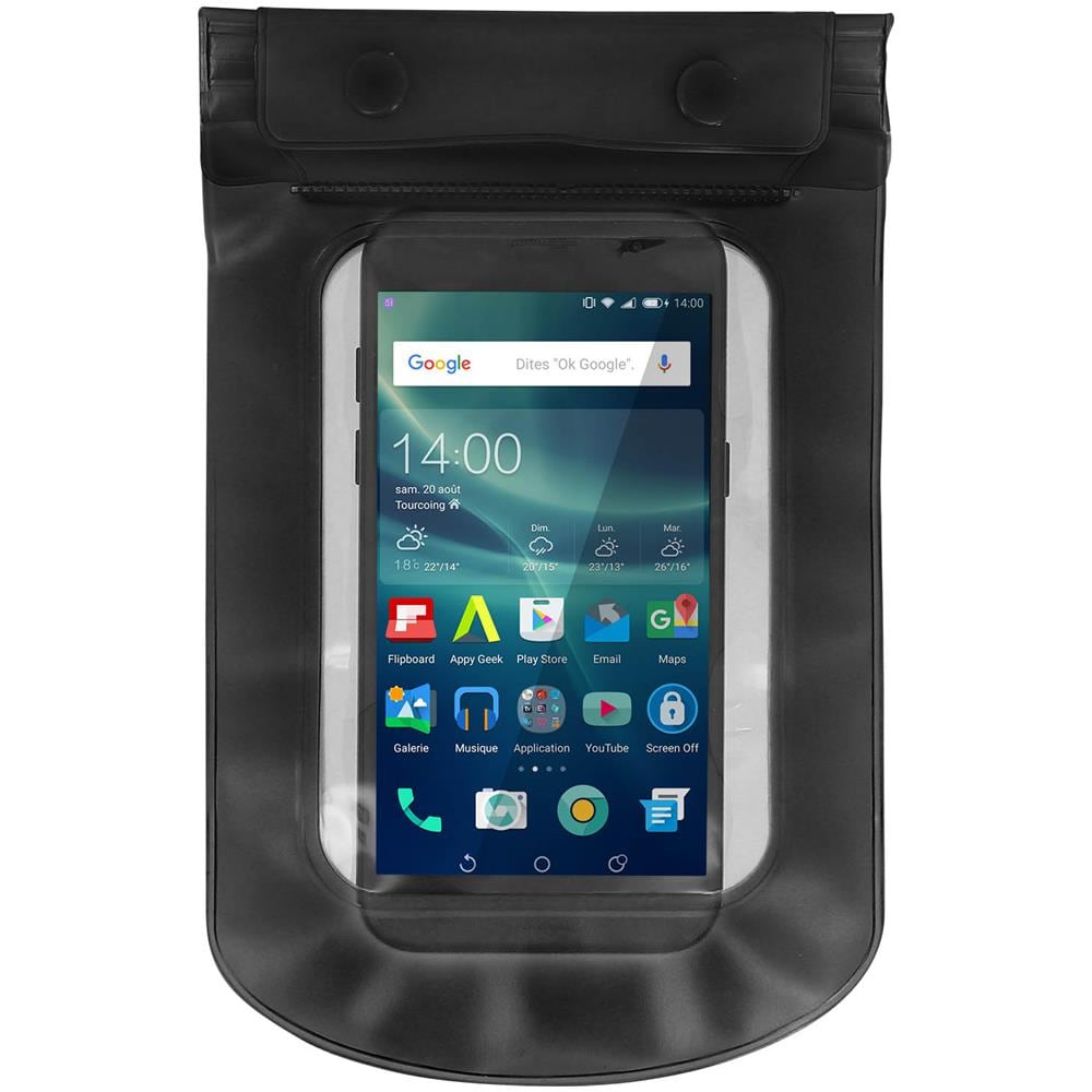 Custodia Impermeabile Smartphone Universale Protezione Ip68 Touch Screen Nero - Foto 2