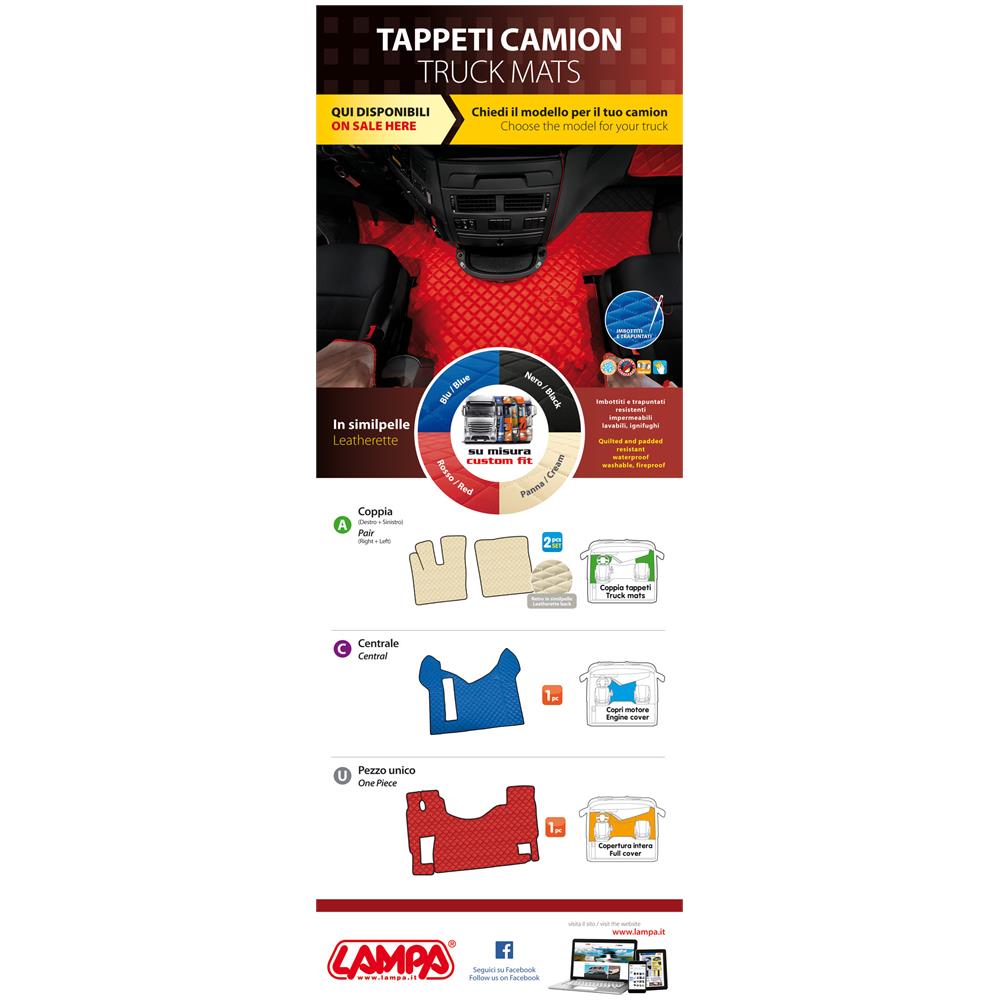 99390 Poster Cm 58x160 Tappeti Camion - Foto 1