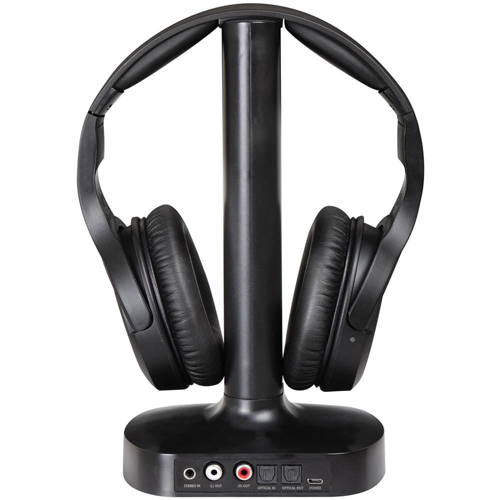 FRS 1480 R Cuffia per TV Stereo Padiglione Auricolare Bluetooth Nero con Base-Ricevitore RF Wireless - Foto 2