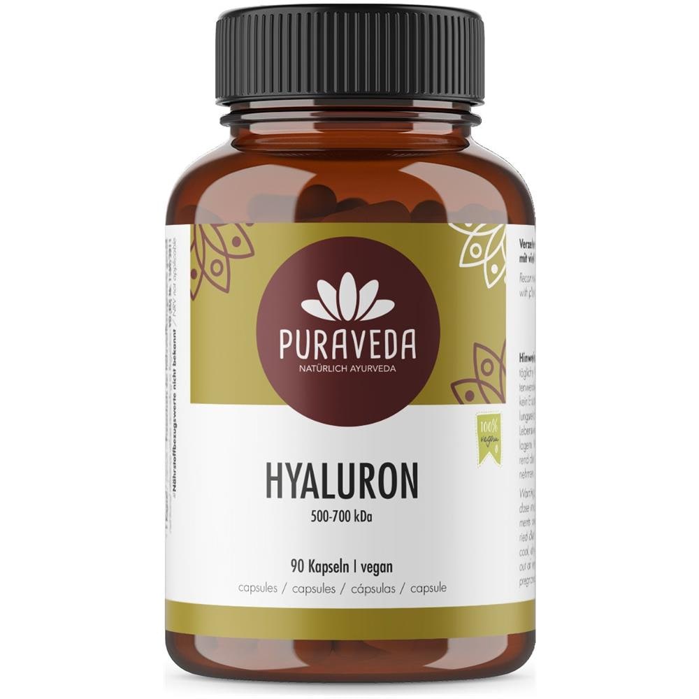 Acido Ialuronico - 90 Capsule (per 3 Mesi) - 100% Puro E Naturale - Alto Dosaggio - Vegan - 300mg - 500-700kda - Ialuronano Puro - Senza Stereati Di Magnesio - Foto 1