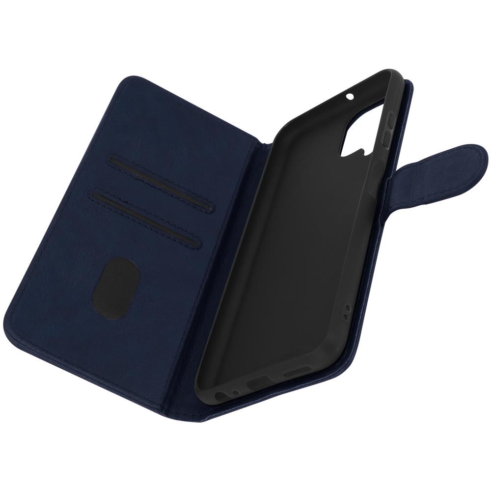 Custodia Samsung Galaxy A22 Con Portacarte E Funzione Supporto Blu Notte - Foto 1