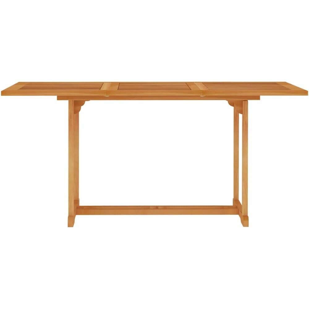 Tavolo da Giardino 150x90x75 cm in Legno Massello di Teak - Foto 3