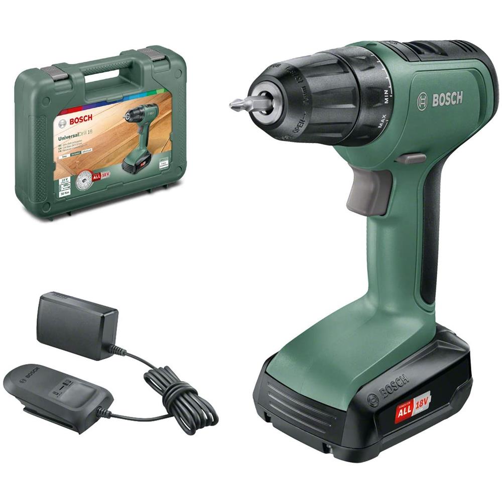 06039c8004 Trapano Cacciavite 18 Volt Batteria Caricata - Foto 1