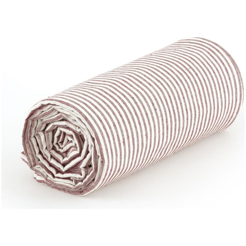 Telo Arredo Granfoulard Copritutto Cotone Made Italy Vari Disegni Arredatutto Copriletto Multiuso 2 Piazze Vanessa Bordeaux - Foto 1