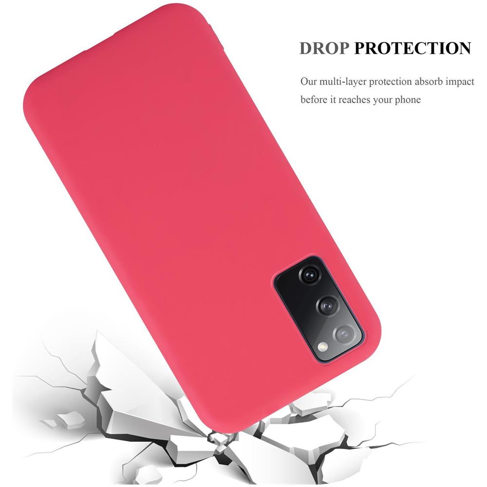 Custodia Compatibile Con Samsung Galaxy S20 Fe In Candy Rosso - Coperchio Protettivo In Silicone Tpu Flessibile - Foto 8