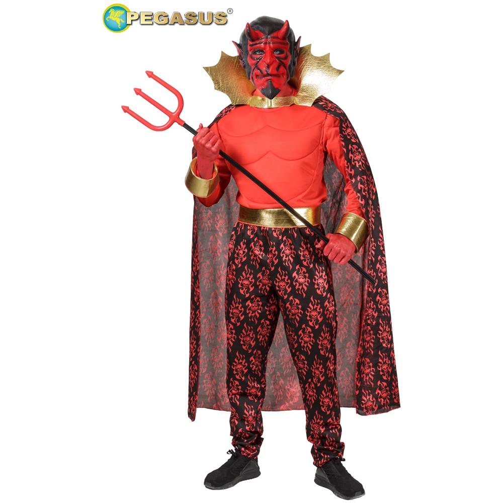Costume Di Carnevale Pegasus Diavolo Adulto (con Muscoli) Tg M - Foto 1