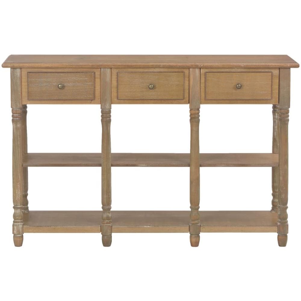 Tavolino Consolle 110x30x76 Cm In Legno Multistrato - Foto 2