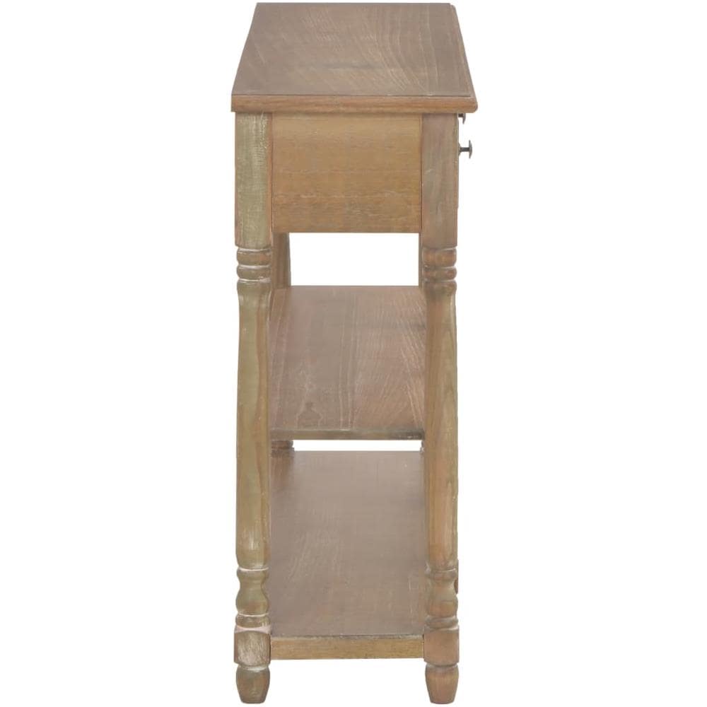 Tavolino Consolle 110x30x76 Cm In Legno Multistrato - Foto 3