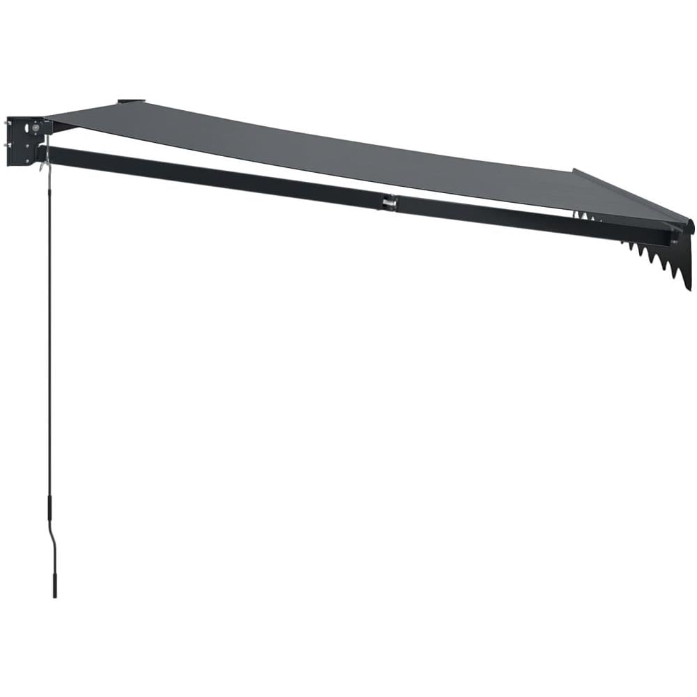 Tenda Da Sole Retrattile Antracite 3x2,5 M Tessuto E Alluminio - Foto 7