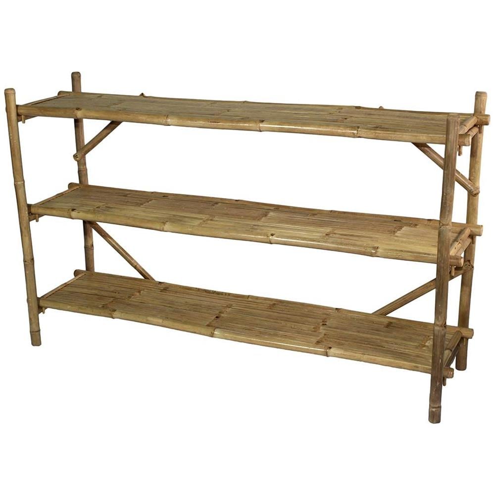 Biblioteca Di Scaffali Di Bambù - Foto 1