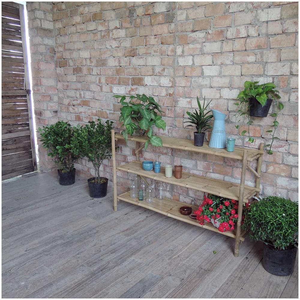 Biblioteca Di Scaffali Di Bambù - Foto 4