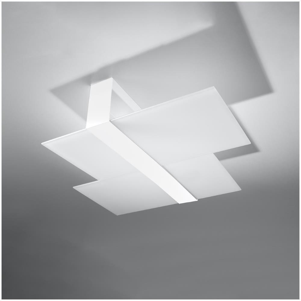 Lampada Da Soffitto Massimo Bianco Sl. 1045 - Moderno Lampade Da Soffitto Bianco 11x65x50 Cm - Foto 2