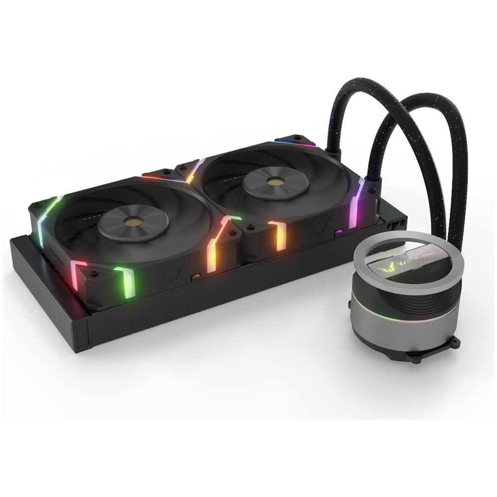 Dissipatore CPU a Liquido VK-AIODR240B per Socket Intel LGA 1150 /LGA 1151 / LGA 1155 / LGA 1156 / LGA 1200 / LGA 1700 / LGA 2011 / LGA 2011-v3 /LGA 2066 e Socket AMD AM4 / AM5 - Foto 1