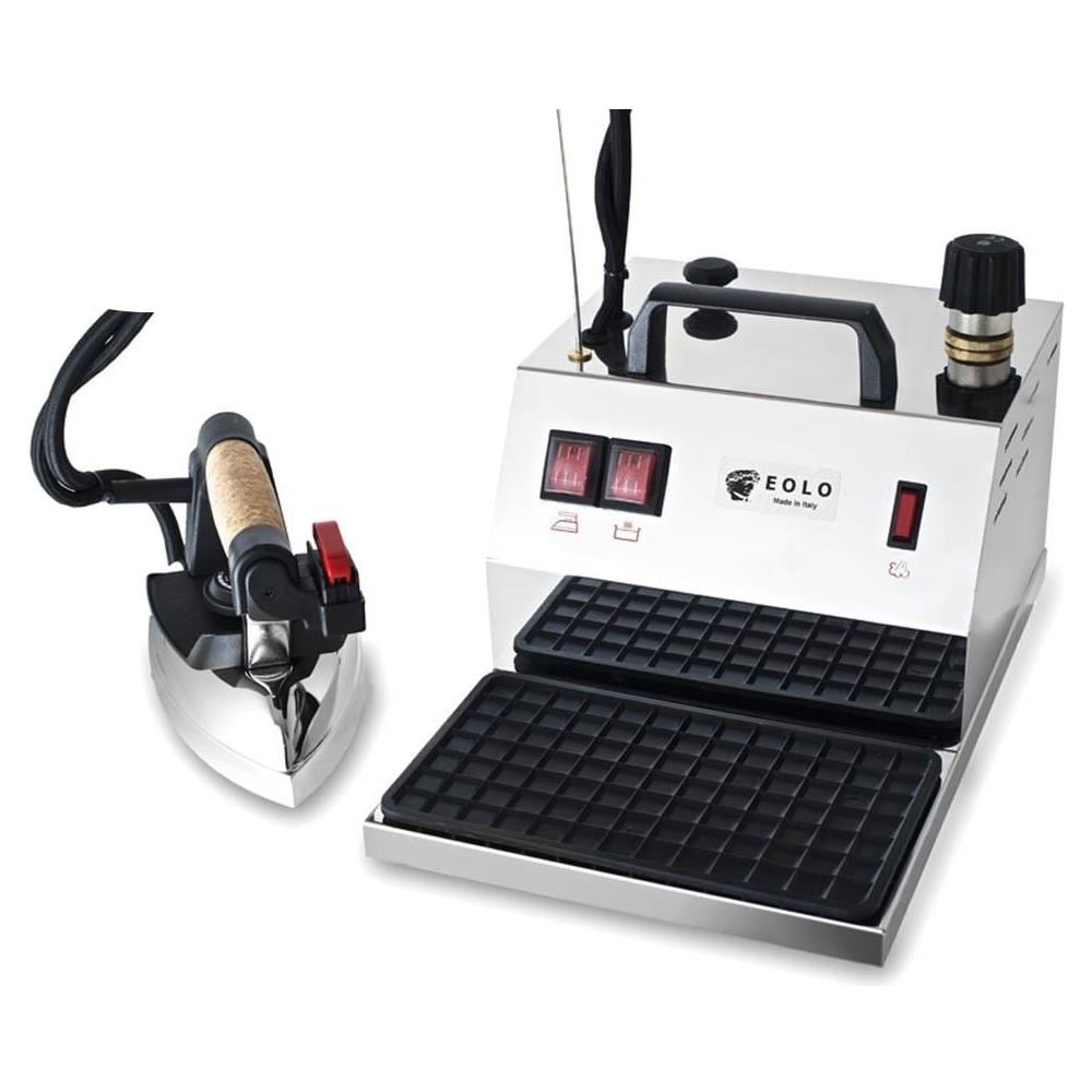 EOLO Sistema Stirante Professionale GV04 INOX V6 Ferro da Stiro con Paravapore Caldaia in Rame a Risparmio Energetico Resistenza Esterna Anticalcare Corazza Acciaio Inox Garanzia 5 Anni - Foto 6